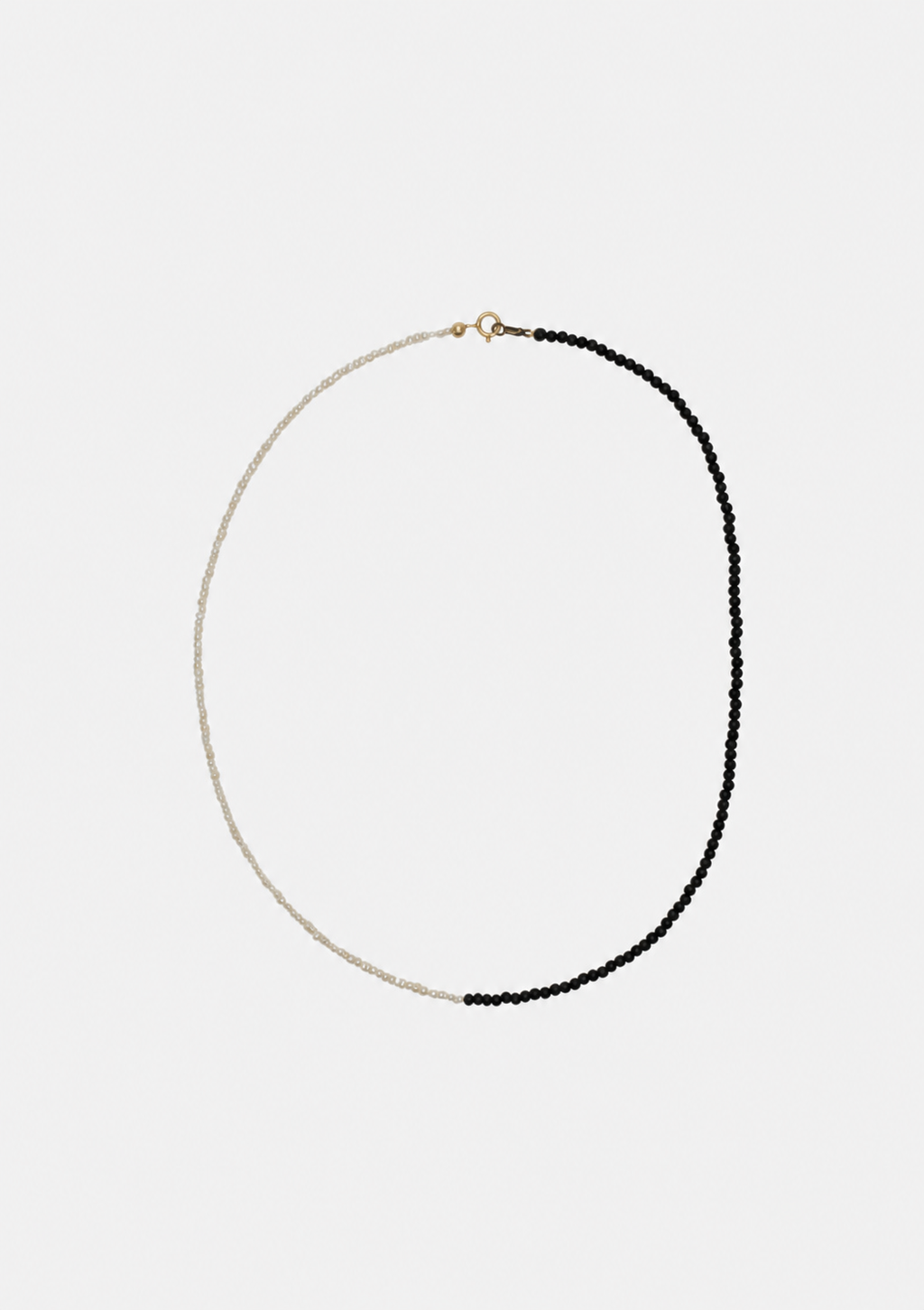 Collier Emmie bi-matière en perles