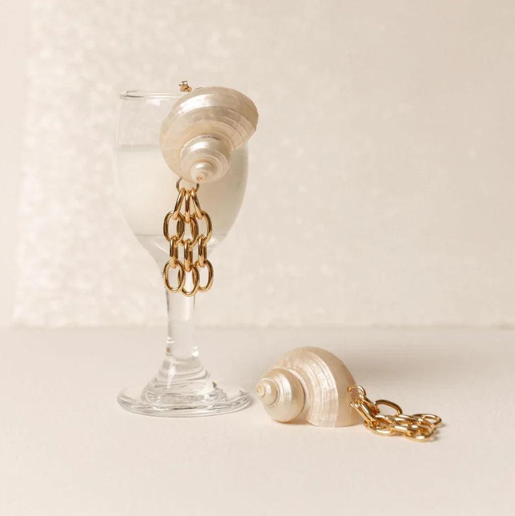 Boucles Monik en coquillages