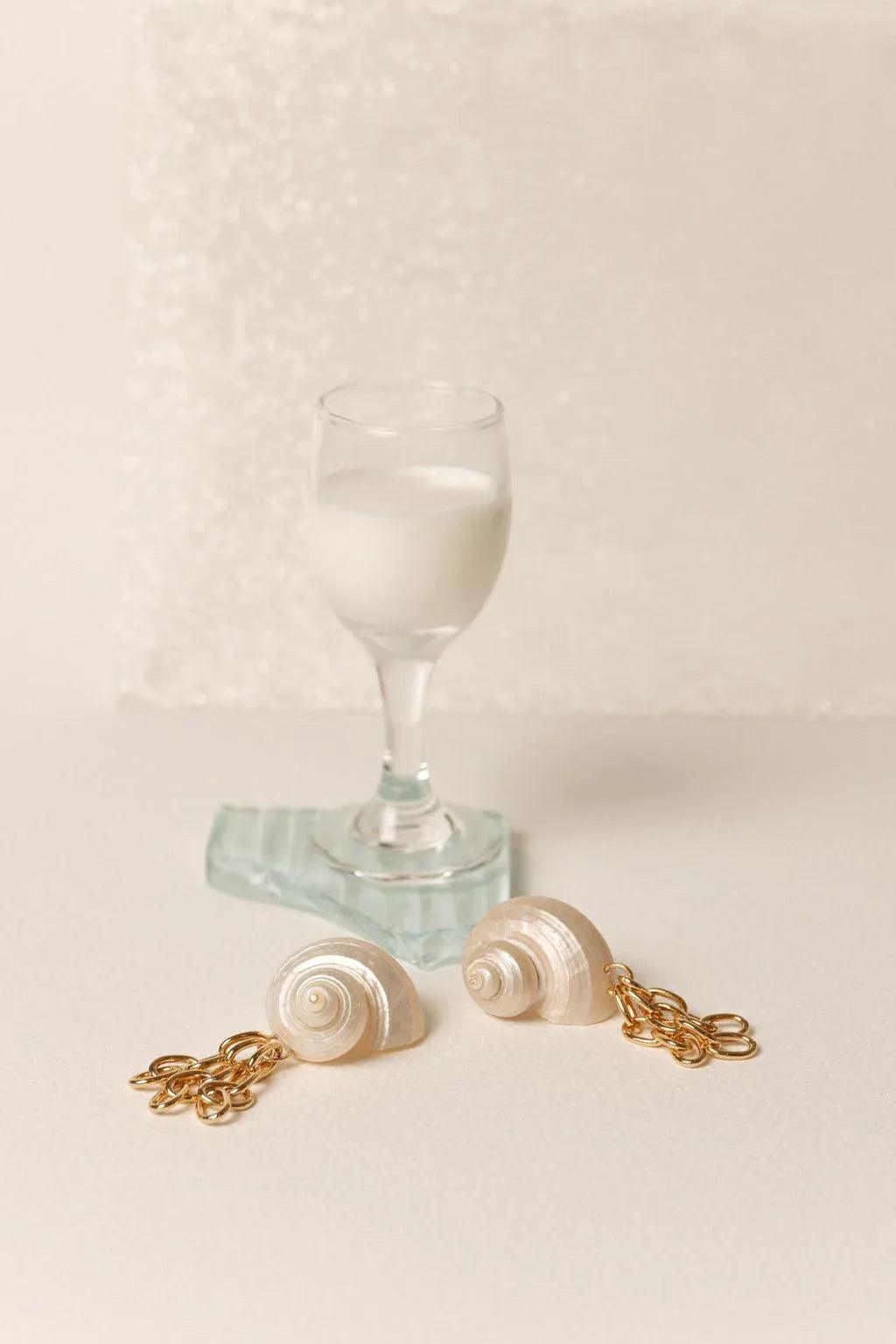 Boucles Monik en coquillages